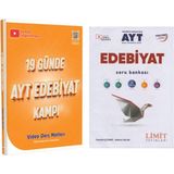 Limit Yayınları 19 Günde AYT Edebiyat Kampı - Soru Bankası Video Çözümlü 2 Kitap