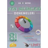 Limit Yayınları 8. Sınıf Fen Bilimleri Kronometre 12'li Denemeleri