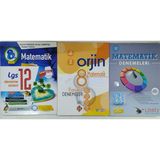 Limit Yayınları 8. Sınıf Matematik 12'li Denemeleri +ÇANTA12LI+GAMA 8li Denemeler