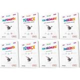 Limit Yayınları 8. Sınıf Matematik - Türkçe - Fen - Ingilizce Konu Föyleri - Soru Seti 8 Kitap