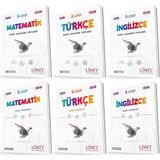 Limit Yayınları 8. Sınıf Matematik - Türkçe - Ingilizce Konu Föyleri - Soru Seti 6 Kitap