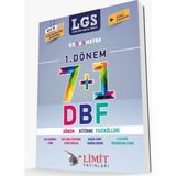 Limit Yayınları Kronometre LGS 1. Dönem 7 + 1 DBF Kitap Seti 8. Sınıf LGS Hazırlığı