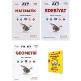 Limit Yayınları Limit Ayt Matematik Edebiyat ve Geometri Soru Bankası 3lü Set + Planlama Defteri
