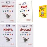 Limit Yayınları Limit Ayt Matematik Fizik Kimya ve Biyoloji Soru Bankası 4lü Set + Planlama Defteri
