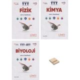 Limit Yayınları Limit Tyt Fizik Kimya ve Biyoloji Soru Bankası 3lü Set + Telefon Standı