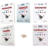 Limit Yayınları Limit Tyt Matematik Türkçe Geometri Tarih ve Coğrafya Soru Bankası 5li Set + Telefon Standı