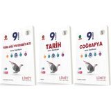 Limit Yayınları (Sınıf: 9) 2025 Türk Dili / Tarih / Coğrafya Soru Seti (3 Kitap)