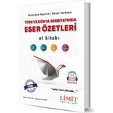 Limit Yayınları Türk Edebiyatı Eser Özetleri El Kitabı 2018 Üniversite Hazırlığı için 400 Sayfa