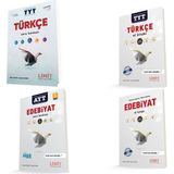 Limit Yayınları - TYT AYT Türkçe Edebiyat Seti 4 Kitap