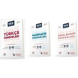 Limit Yayınları TYT Türkçe - Matematik - Sosyal Bilgiler Deneme 3'lü Set 2024