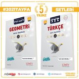 Limit Yayınları TYT Türkçe ve Geometri Soru Bankası 2 Kitap Set