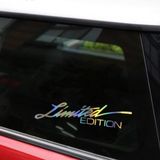 Limited Edition Hologram Renk Araba Sticker Kelebek Cam 2 Adet