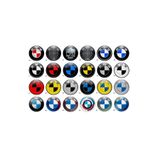 Limitless Design BMW Logo Sticker Seti – 22×30 cm | Araç, Motosiklet, Laptop & Kask Uyumlu Premium Çıkartma