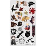 Limitless Design Game of Thrones Sticker Poster 22x30 cm – Ejderha & Targaryen