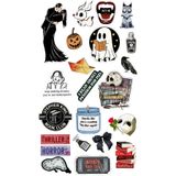Limitless Design Korku & Gothic Edebiyat Sticker Seti 22x30 cm – Laptop, Defter, Bavul ve Kitaplık İçin