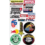 Limitless Design Racing Sticker Poster Seti – 22x30 cm – Motor & Araba Marka Logolu Tasarım