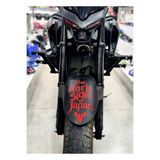 Limitless Design The Dark Side Of Japan Motor Sticker 10x23 cm Motorsiklet Mt-07 Mt-25 Sticker çıkartma