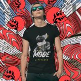 Limitless Mode Erkek Tişört – Rahat ve Şık Tasarım - Siyah
