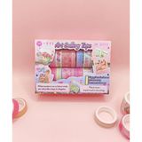 Limmy Art Vintage Washi Tape Bant Yapışkanlı Maskeleme Kağıdı Desenli Bant 12'li - Pembe Van Gogh Tabloları