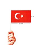 Limmy Büyük Boy Çıtalı Bayrak Türk Bayraklı Çıtalı Bayrak - 50 Adet