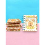 Limmy Capy Bara Not Defteri - Mini Telli A7 Not Defteri - Mavi tgc047