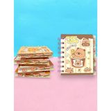Limmy Capy Bara Not Defteri - Mini Telli A7 Not Defteri - Mor tgc046