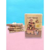 Limmy Capybara A7 Not Defteri , Çıt Çıtlı Cep Defteri - Kitap Okuyan Capybara tgc053