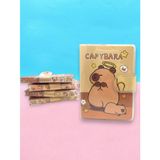 Limmy Capybara A7 Not Defteri , Çıt Çıtlı Cep Defteri - Melek Capybara tgc054