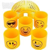 Limmy Emoji Stres Yayı Oyuncak Stres Yayı - 6 cm çapında - 2 Adet