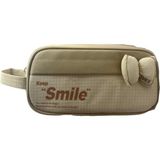 Limmy Kalem Kutusu Fiyonk Smile Geniş Kapasiteli Iki Bölmeli Kalemlik - Yeşil