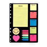 Limmy Karışık Posit Yapışkanlı Not Kağıdı Pos It 19x26 Cm Çok Renkli