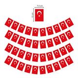 Limmy Orta Ipli Türk Bayrağı Kağıt İpli Bayrak - 1 Adet