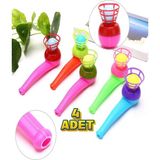 Limmy Oyuncak Saksafon Pipet Top Üfleme Oyunu - 4 Adet