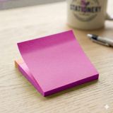 Limmy Pembe Kare Şekilli Posit Yapışkanlı Not Kağıdı Pos It (76X76 Mm) - 1 Adet