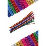 Limmy Şönil Renkli Metalik 30 Cm Renkli Metalik Tüylü Tel 20 Li- 1 Paket Çok Renkli