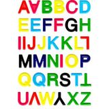 Limmy Sticker Kabartmalı A4 Boyutunda Stiker Defter, Planlayıcı Etiket, -(lim072) - Renkli Harfler