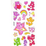 Limmy Sticker Kabartmalı Stiker Çıkartma Etiket (LRQ002)-18X9 Cm- Yıldızlı Tatlı Ayılar