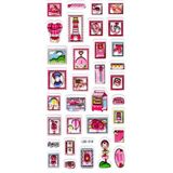Limmy Sticker Kabartmalı Stiker Defter Planlayıcı Etiket 19 x 9 cm Mektup Pulu Kartpostal