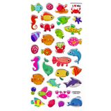 Limmy Sticker Kabartmalı Stiker Defter, Planlayıcı Etiket (Ldg027)-17x9 cm- Balıklar