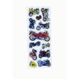 Limmy Sticker Kabartmalı Stiker Defter, Planlayıcı Etiket Motosiklet Motor (cb306) 16x7 cm