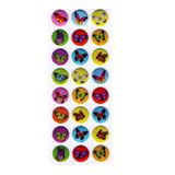 Limmy Sticker Kabartmalı Stiker Defter, Planlayıcı Kelebek yuvarlak (cb416) 16x7 cm