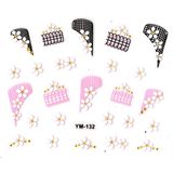 Limmy Tırnak Sticker, Tırnak Süsleme, Nail Art - Desenli Çiçek 6 x 5 cm