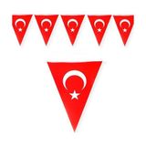 Limmy Türk Bayrağı Ay Yıldız Üçgen Ipli Flama Bayrak-1 Adet