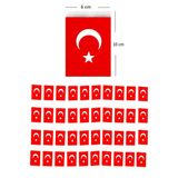 Limmy Türk Bayrağı ipli Küçük Boy (10 X 6 cm) - 1 Adet