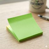 Limmy Yeşil Kare Şekilli Posit Yapışkanlı Not Kağıdı Pos It (76X76 Mm) - 1 Adet