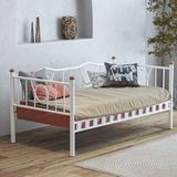 Limni Home Lars Metal Divan + Yatak - Beyaz - 90 x 200 cm