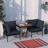 Limni Home & Living Limni Mini Multilounge Bahçe Balkon Mobilyası - Çok Renkli