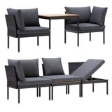 Limni Home Mini Multilounge Bahçe Balkon mobilyasi, Şezlong