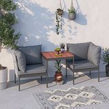 Limni Home Mini Multilounge Bahçe Balkon Seti, Şezlong