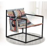 Limni Home Teddy Berjer Modern Iskandinav , Salon, Balkon, Ofis, Bekleme, Güzellik Merkezi Metal Iskeletli - Kırmızı